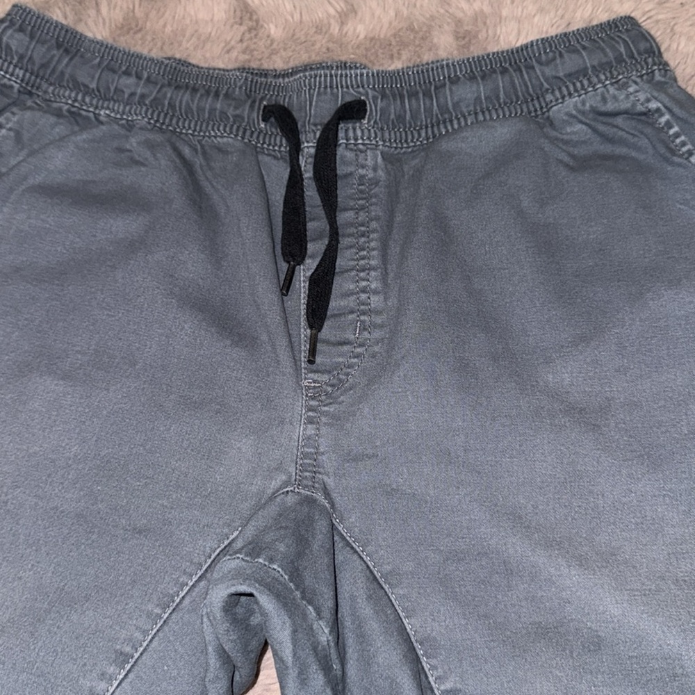 George [g] men’s casual shorts elastic waistband Blue w/ pockets Medium (32-34) - Picture 3 of 8
